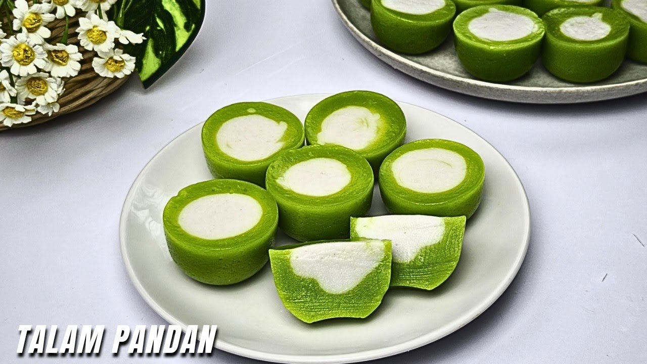 CUMA DIADUK, SAJIAN HARI RAYA PASTI LARIS‼️KUE TALAM PANDAN  TERENAK, LEMBUT, WANGI