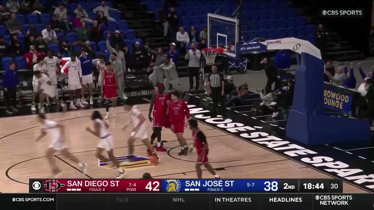 HIGHLIGHTS: San Diego State at San Jos&eacute; State Men's Basketball 12/30/25