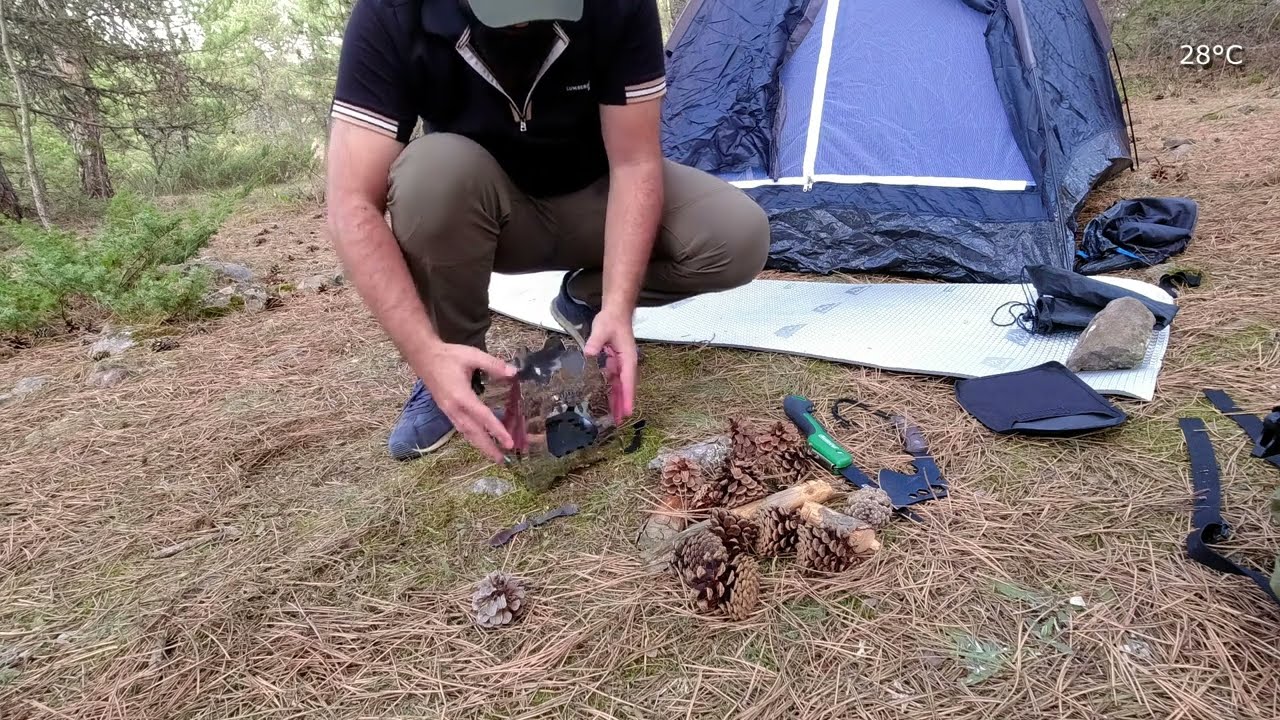 Ultimate Solo Camping Relaxing ASMR Survival Cooking in the Wilderness CHAPTER1