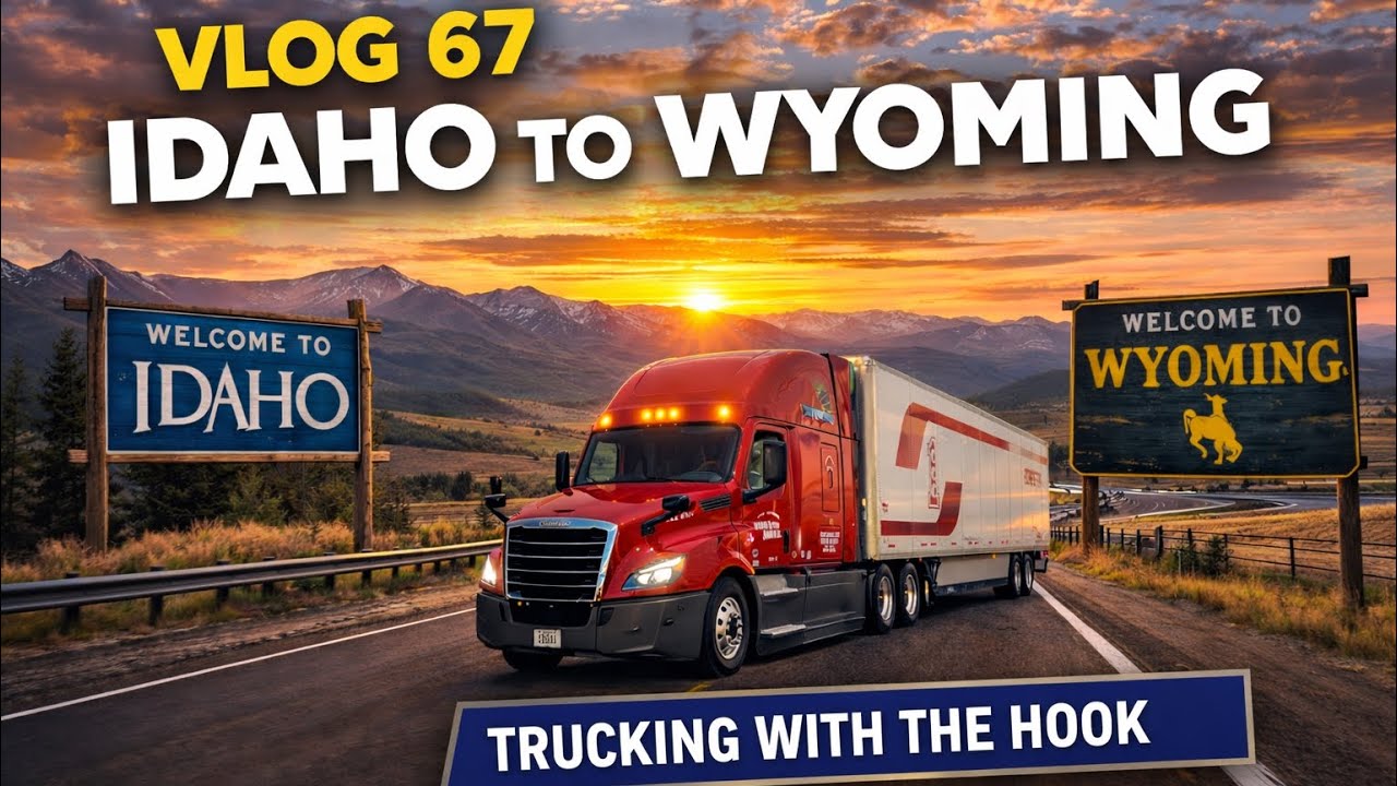 Garden of Eden Truckstop Idaho to Fort Steele Wyoming | Trucking with the Hook Vlog 67