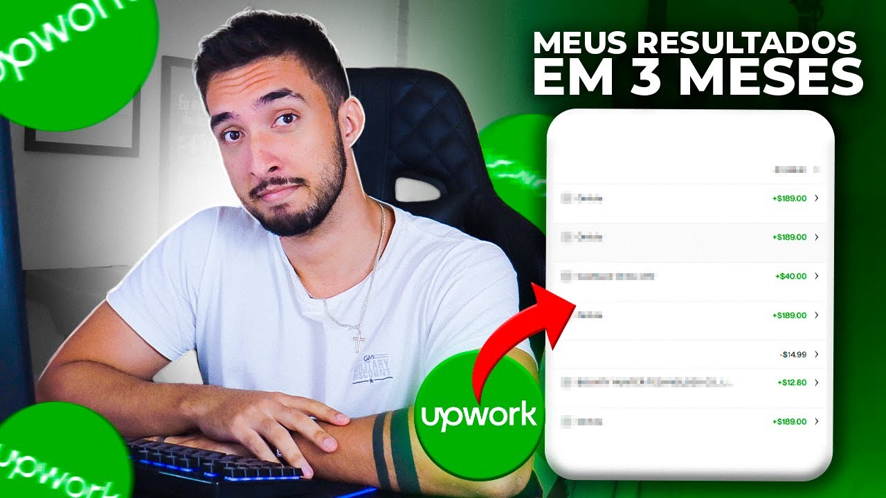 Quanto Eu Realmente Ganhei na Upwork em 3 Meses (Sem Maquiagem)