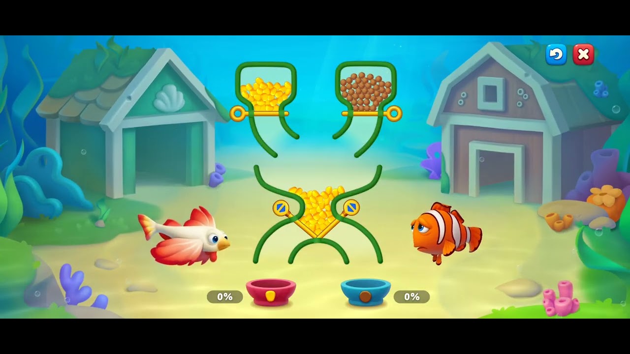 Fishdom level 522 - 526 YouTube mobile game play video #jimmikcze 