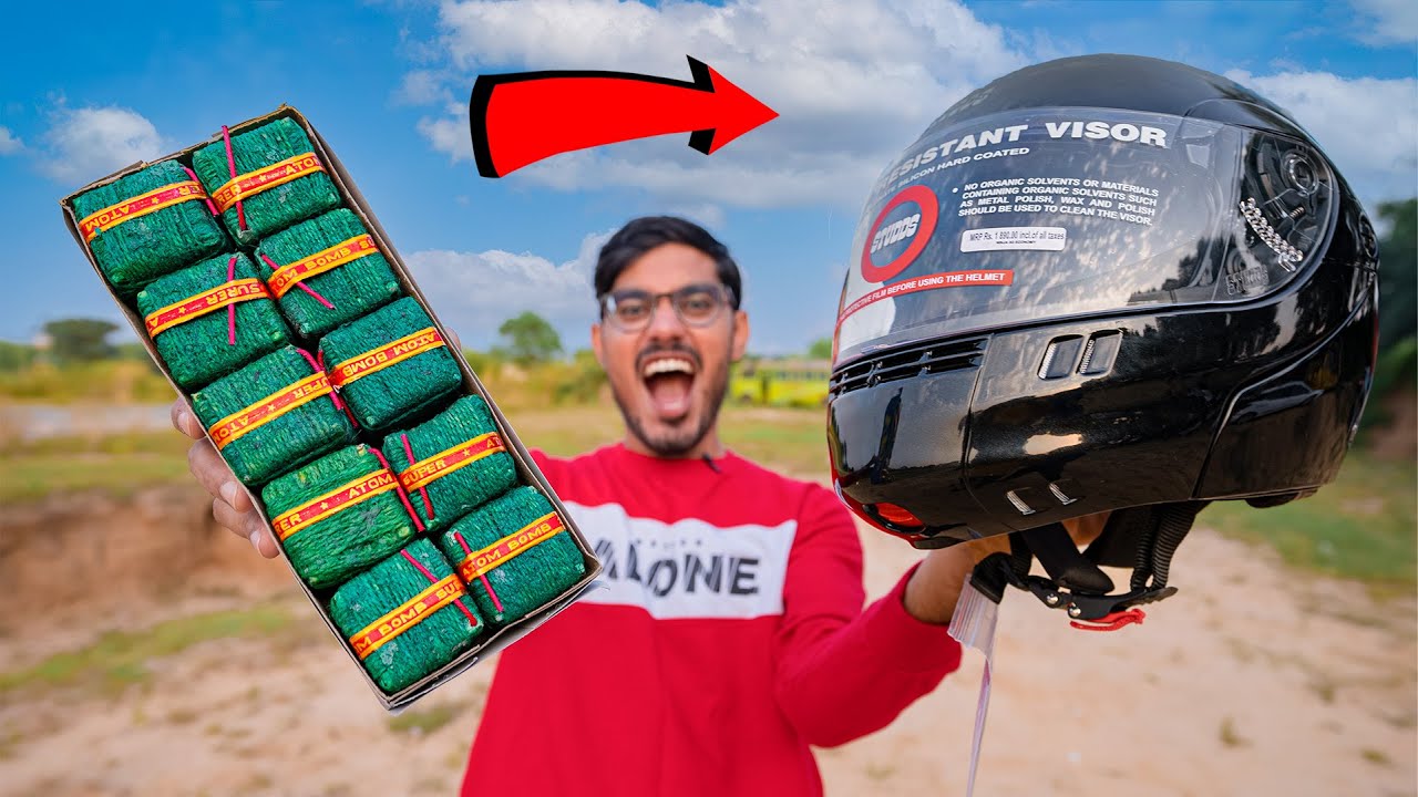 Helmet VS VIP Sutli💥 | Will It Survive? Diwali Special🔥