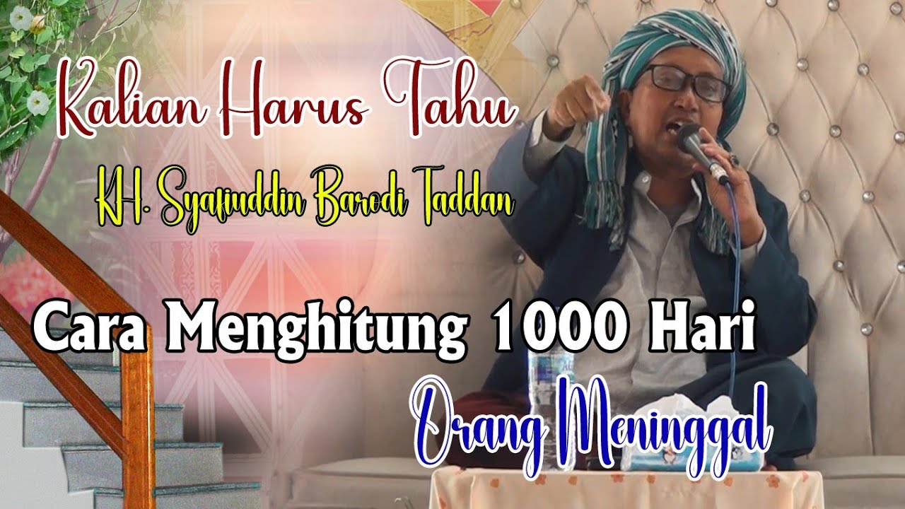 KH. Syafiuddin Barodi Taddan  @Cannel Kopin Jhih