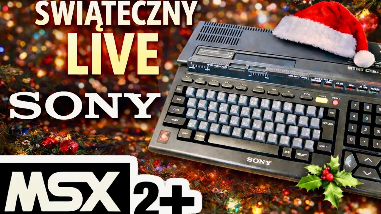 Świąteczny LIVE 🎄 Sony MSX2+