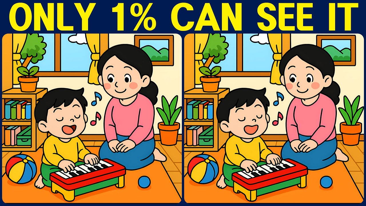 [Spot the Difference Brain Training] Use your sharp eyes and smart brain to solve this puzzle!