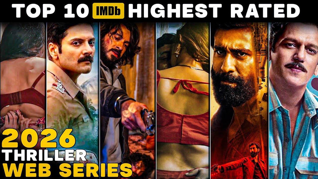 Top 10 Highest Rated Indian Thriller Web Series of 2026 | Best Crime, Mystery & Suspense Shows 🔥
