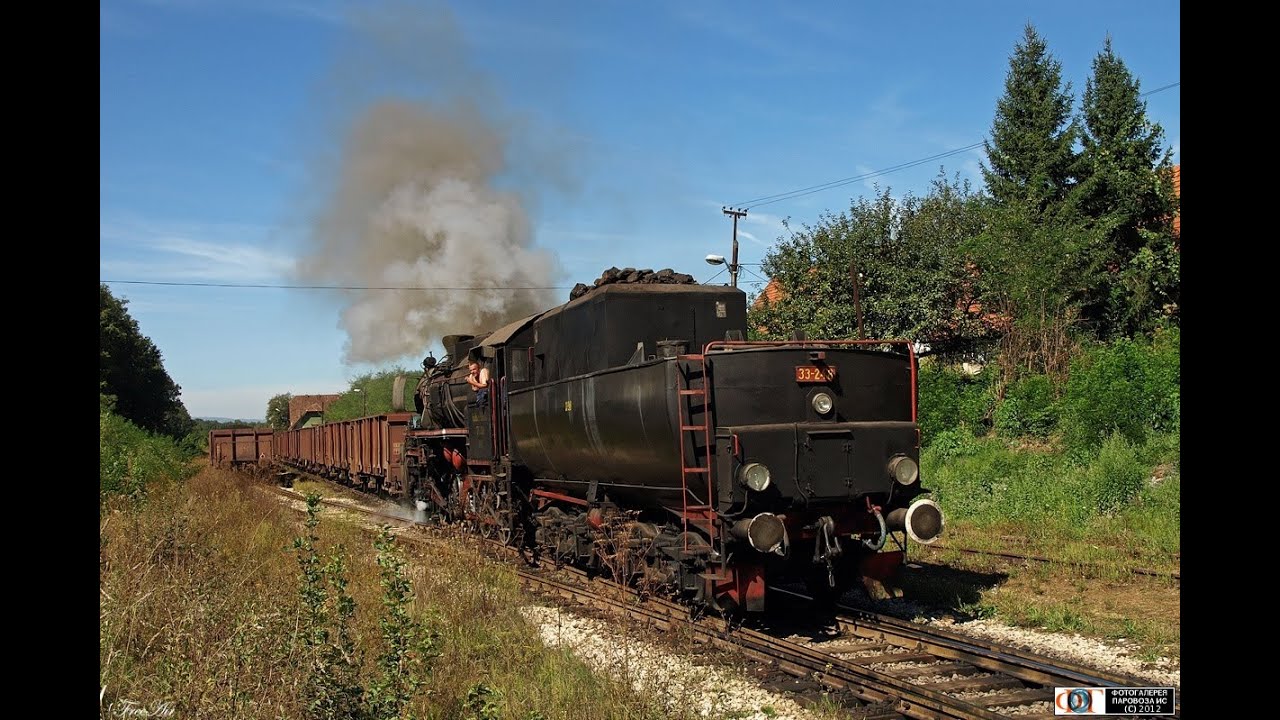 Live steam! 33-248 steam locomotive and 661-309 diesel locomotive (Bosnia)