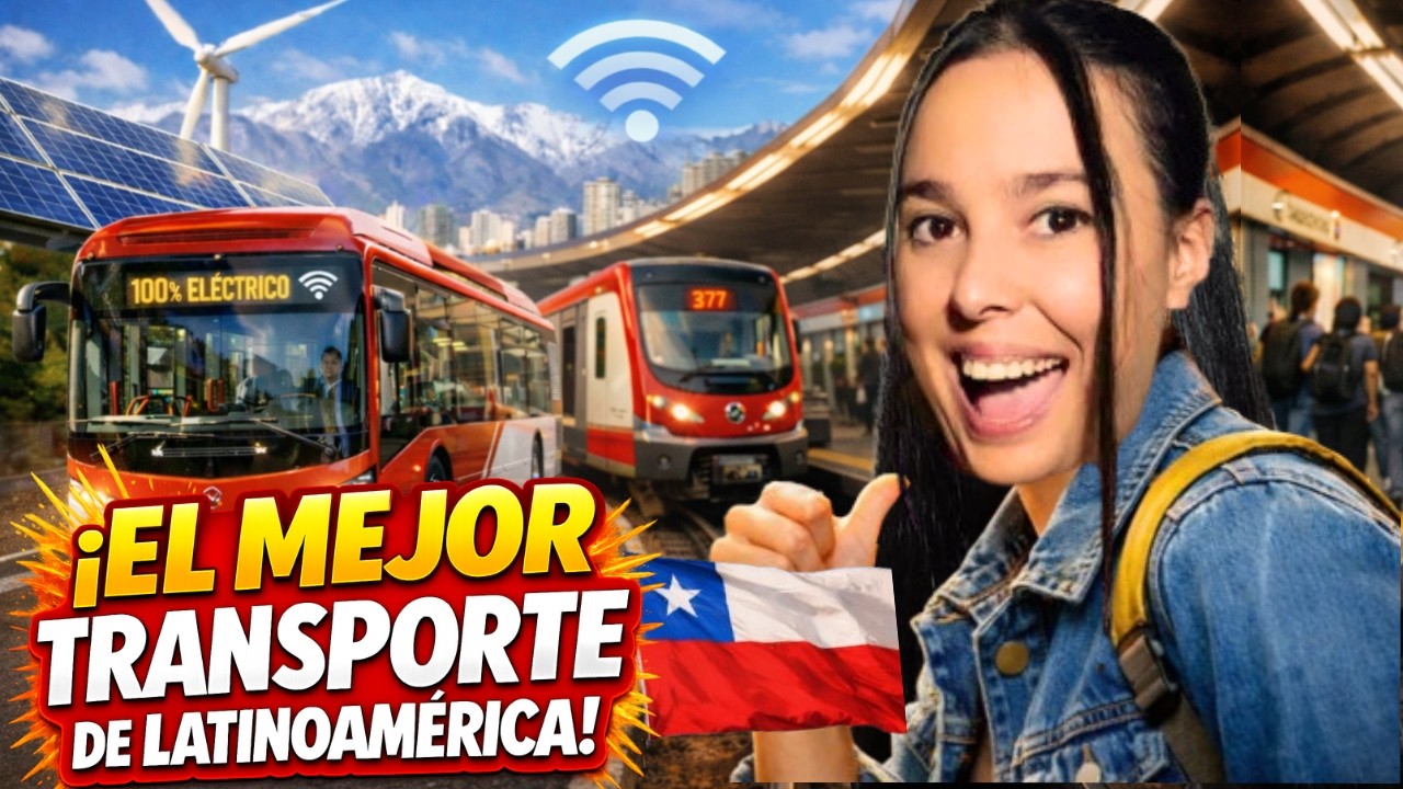 CHILE tiene el MEJOR TRANSPORTE de LATINOAMÉRICA ¡Mejor que el de Europa!