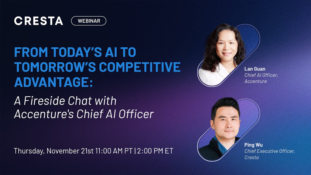 From Today’s AI to Tomorrow’s Competitive Advantage: A Fireside with Accenture's Chief AI Officer