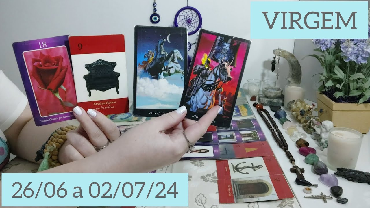 ♍ VIRGEM ⦁ 26/06 a 02/07/24 ⦁ 🕊️🛡️⚖️⚰️CONFIE EM DEUS E NA GUIA DIVINA NADA ENTRA NADA SAI ACABA AQUI