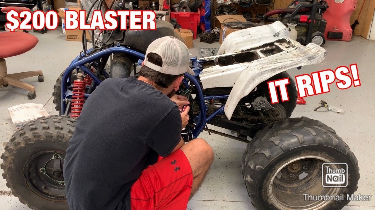 $200 YAMAHA BLASTER FINALLY RUNS: TORS DELETE