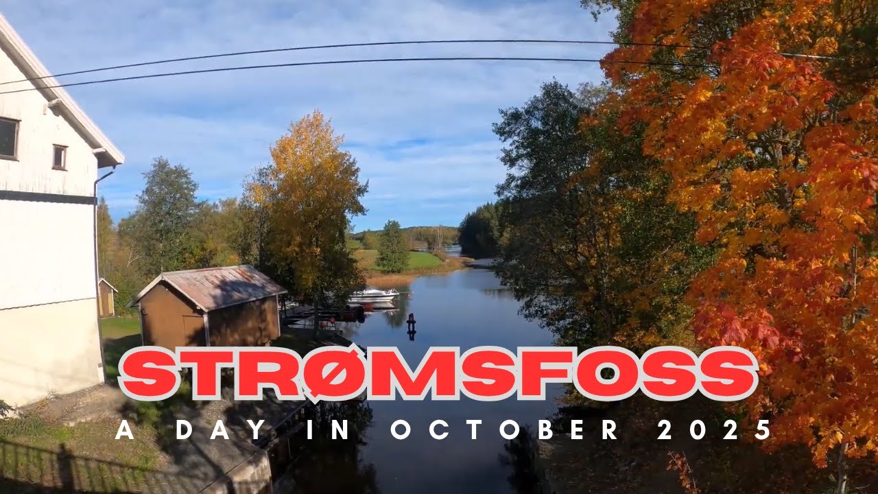 My beautiful visit to Str&oslash;msfoss Norway. October 2025