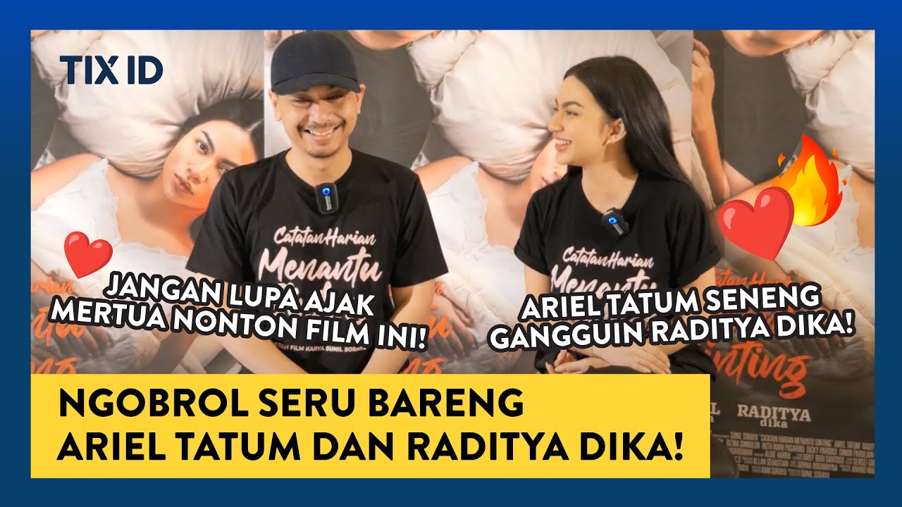 Raditya Dika dan Ariel Tatum Jadi Pengantin Baru? | Catatan Harian Menantu Sinting - TIX ID