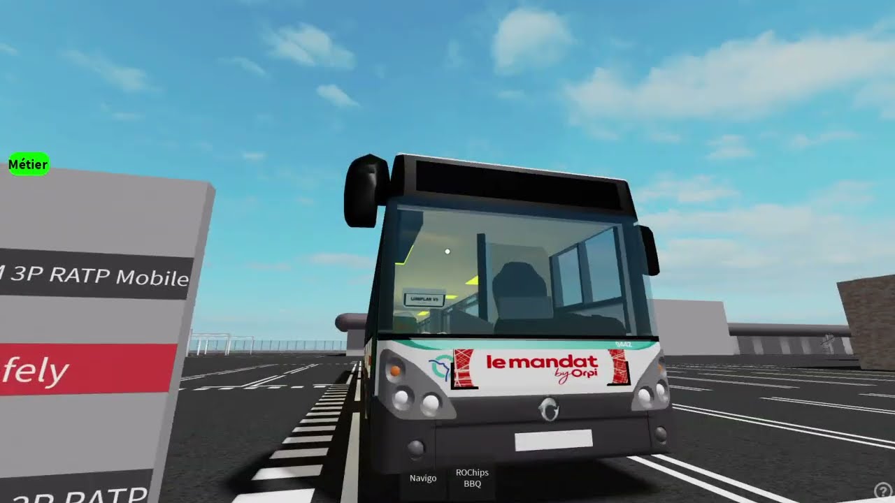 Conduire des bus RATP dans Roblox n2