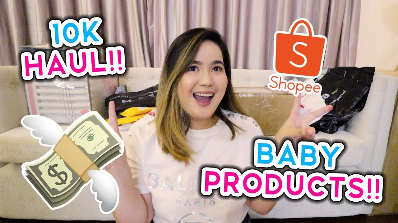 10K SHOPEE HAUL FOR BABY CHLEA!!