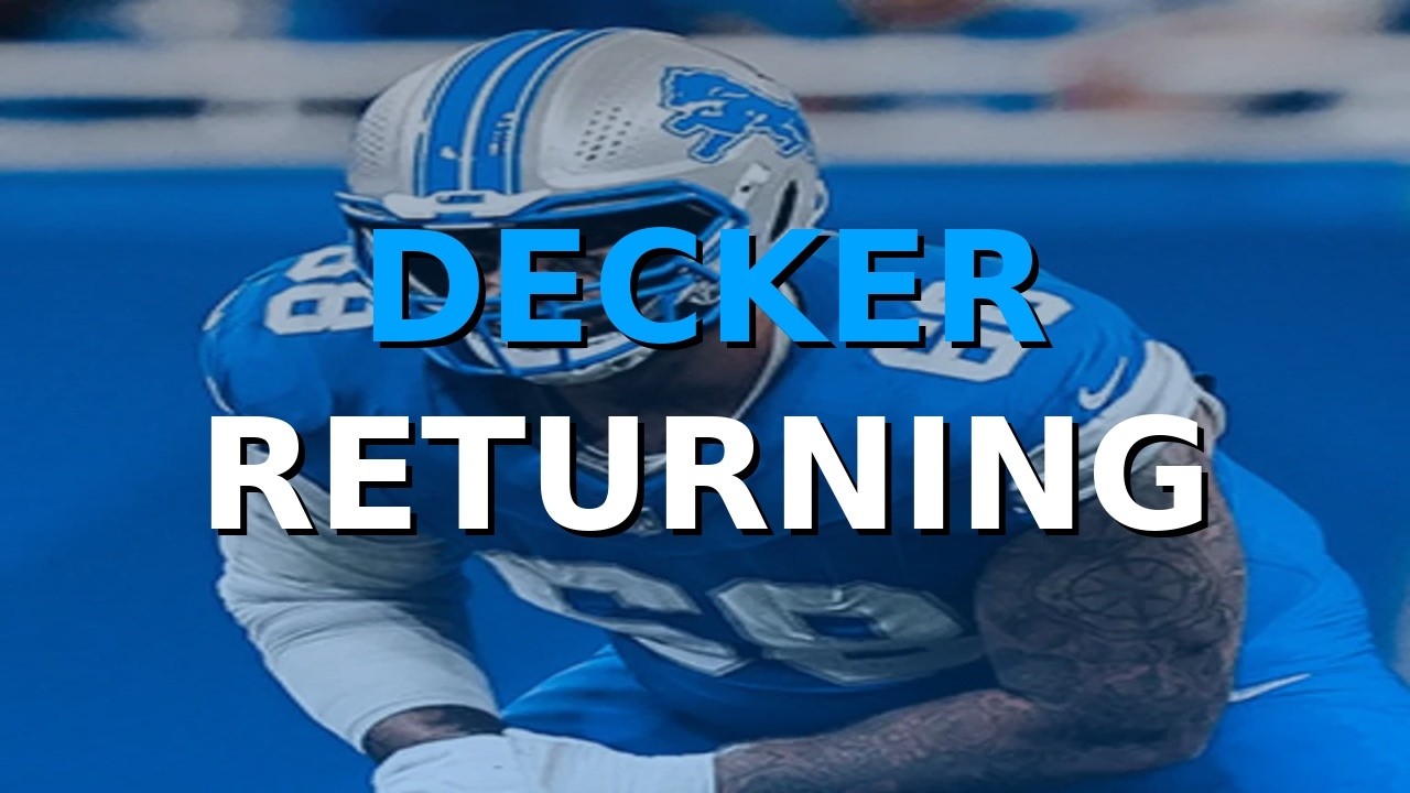 Taylor Decker Returning for 2026 Season