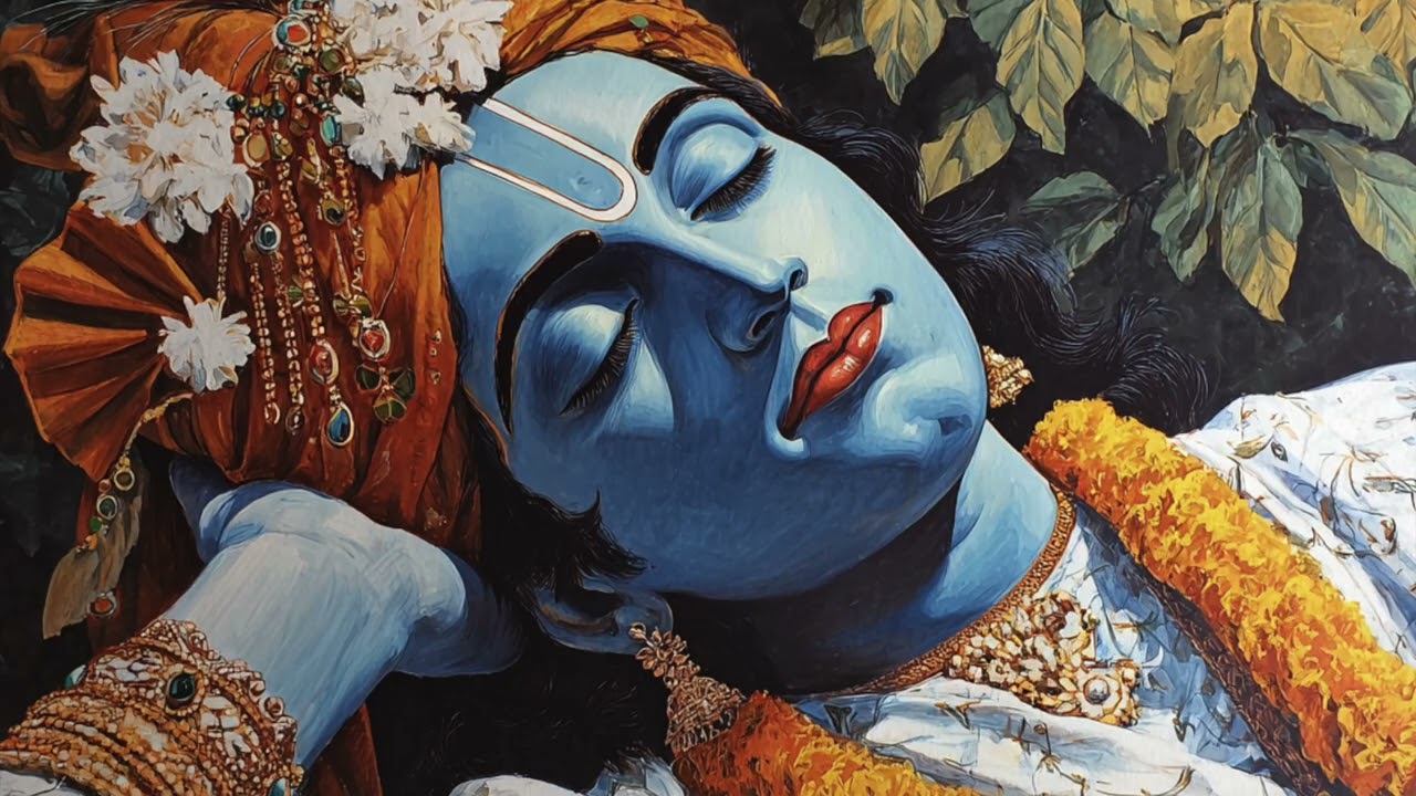 Peaceful Ambient Hare Krishna Mantra | Deep Calm for Relaxation, Focus & Healing