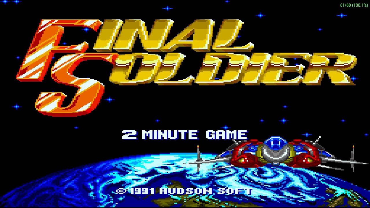 PC Engine Best Collection Soldier Collection ソルジャーコレクション [ULJM-05377] PPSSPP Gameplay Test