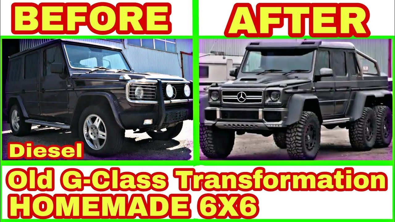 Старый дизель Gelandewagen + Трансформация = 6х6
