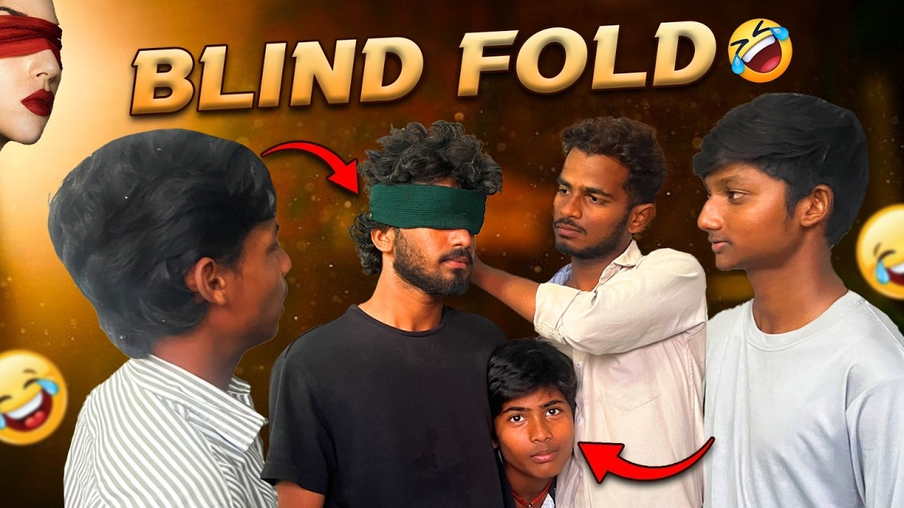 Blind fold game | Hilarious Blindfold Game – You Won’t Stop Laughing! | #games #funny #blindfold