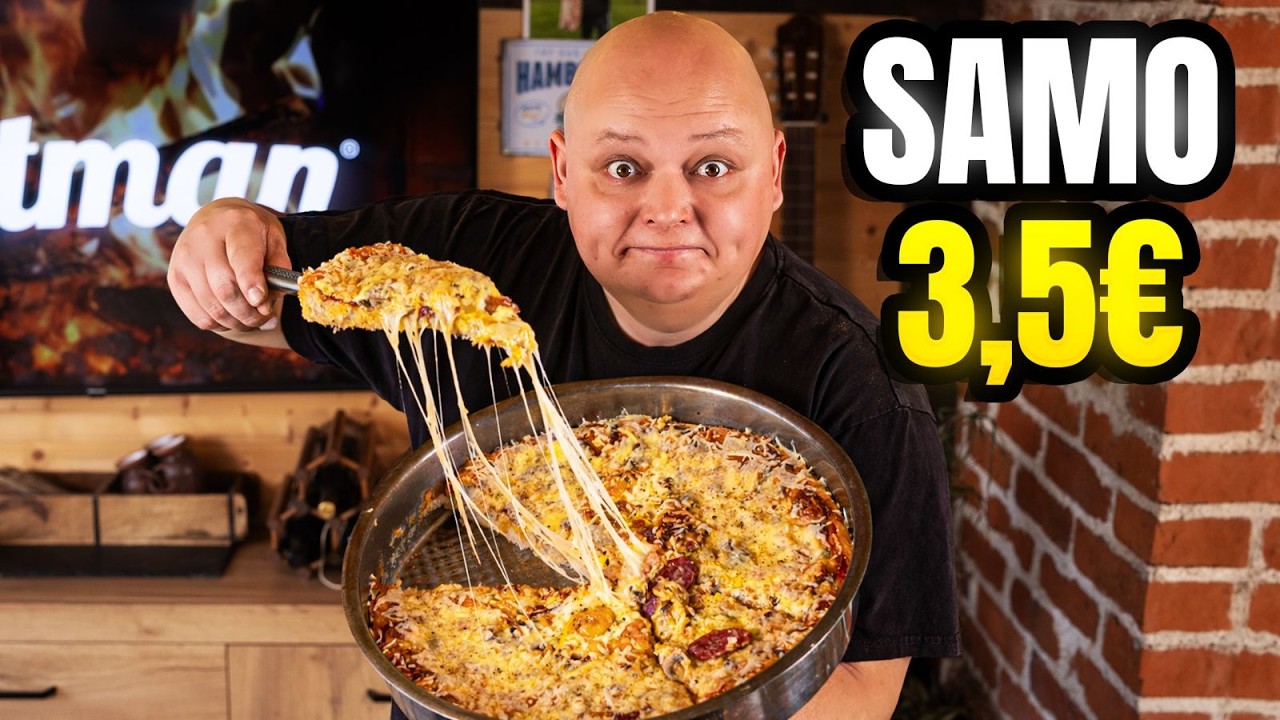 MOŽE LI PIZZA ZA 3,5€ BITI BRUTALNA? 🍕😱