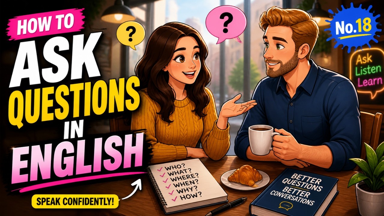 How to Ask Questions in English | Learn English Conversation | Free Daily English