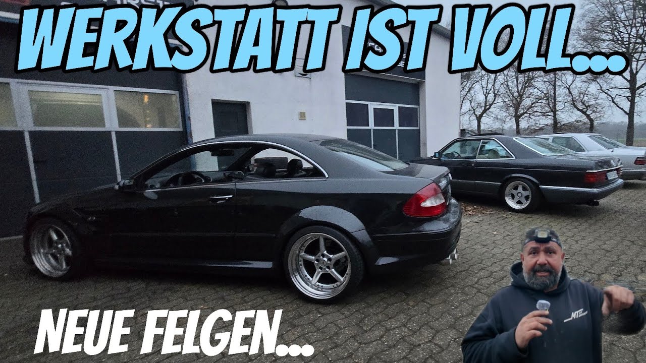 Werkstatt Alltag. Plötzlich muss Ich Arbeiten? Neue Felgen für den CLK 