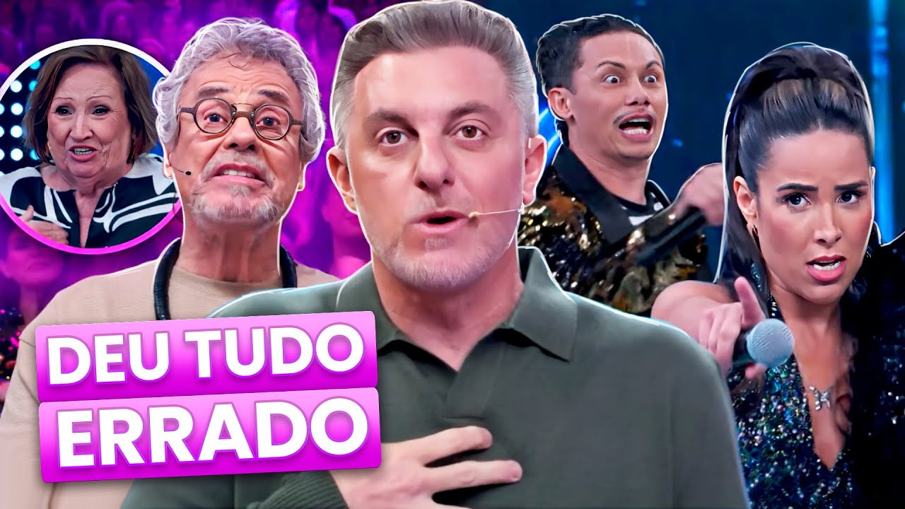 PIORES MOMENTOS DA FINAL DA DANÇA DOS FAMOSOS 2025 DO LUCIANO HUCK AO VIVO! | Virou Festa