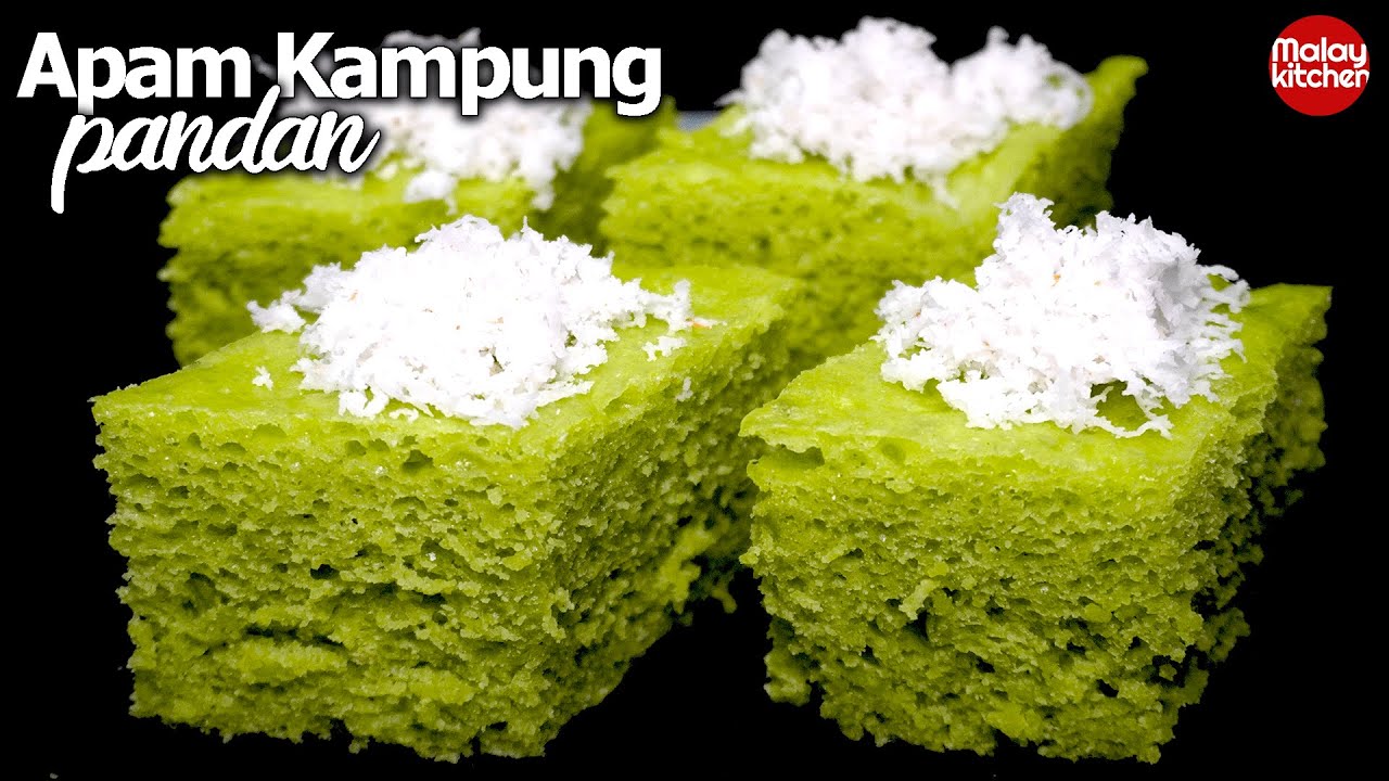 Apam kampung | Versi Pandan | Gebu dan Harum