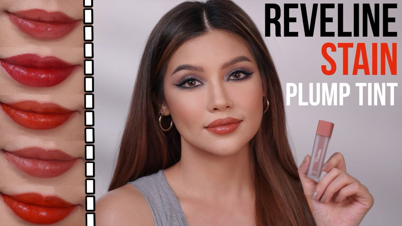 REVELINE STAIN PLUMP TINT ~ LIP STAIN TRANSFERPROOF UNDER 100 K