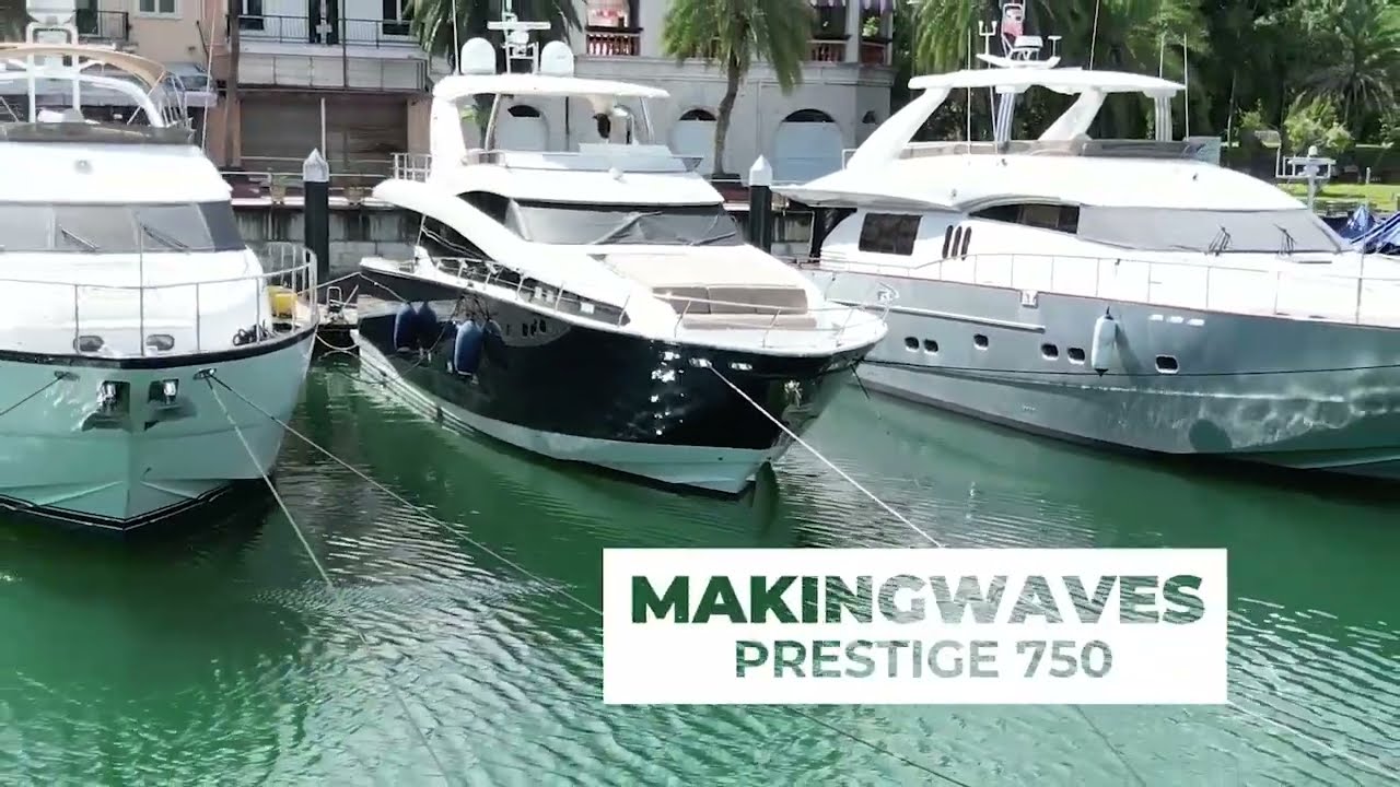 $2.8 Million Yacht Tour [Prestige 750 22M FOR SALE]