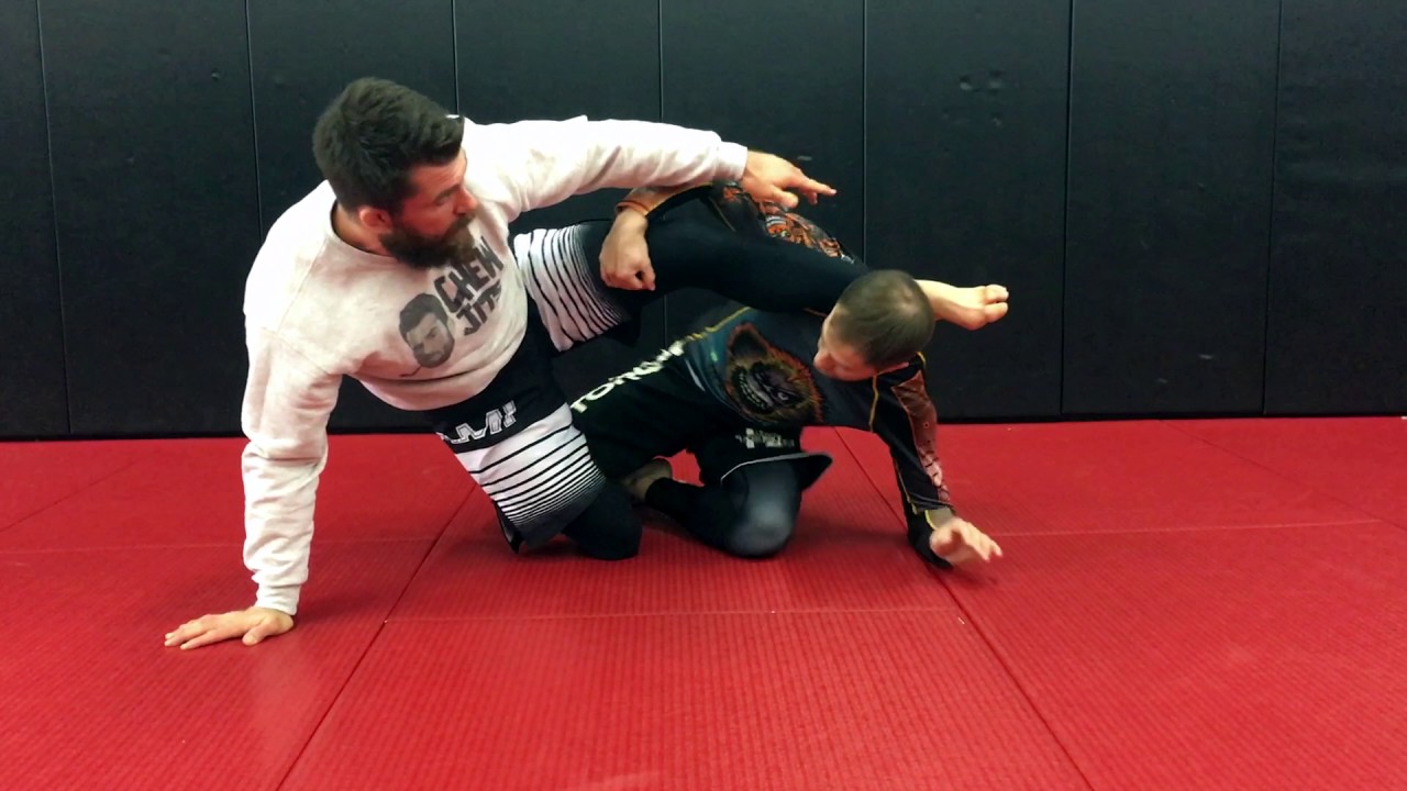 Coaching a BJJ Student through a Mount Escape to Sweep