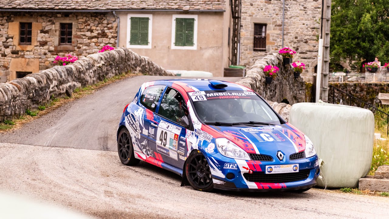 Rallye de Bagnols les bains 2025 Masclaux/ Feibelman Clio R3