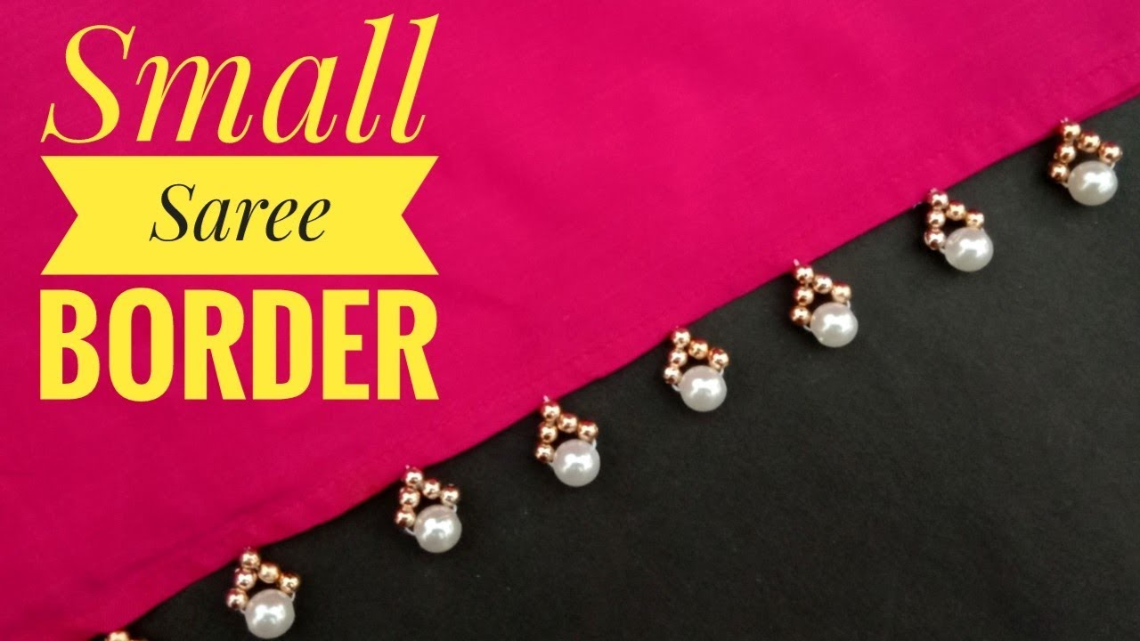 HAND MADE BORDER/For SAREE/BORDER MAKING/ New Border/ Useful & Easy