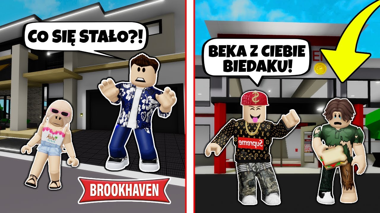 HISTORIA O BIEDNYM CHŁOPCU NA BROOKHAVEN 😰🏫