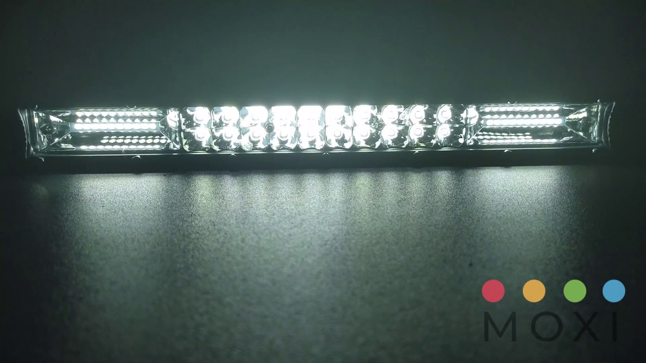 Barra Led Faro 40 Hiper Led 12 Pulgadas Luz Blanco Con Base LBLD 111