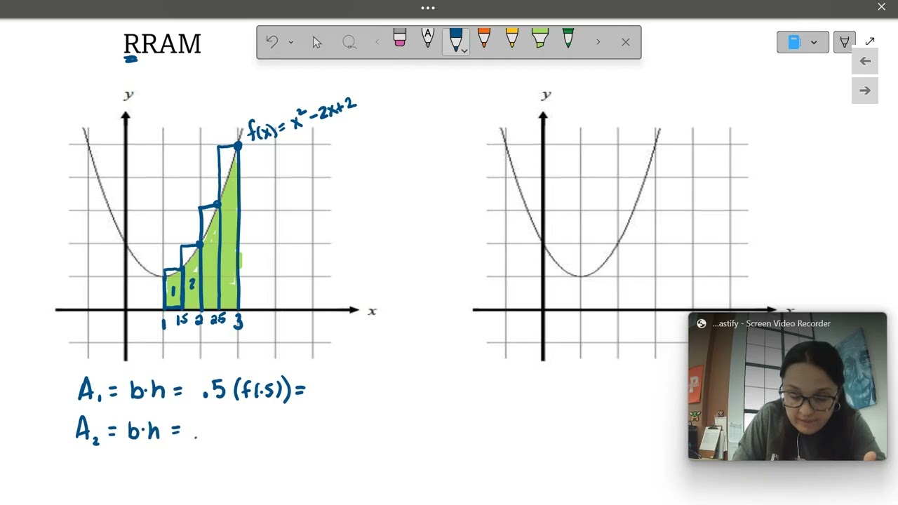 Riemann Sums - RRAM, LRAM, MRAM