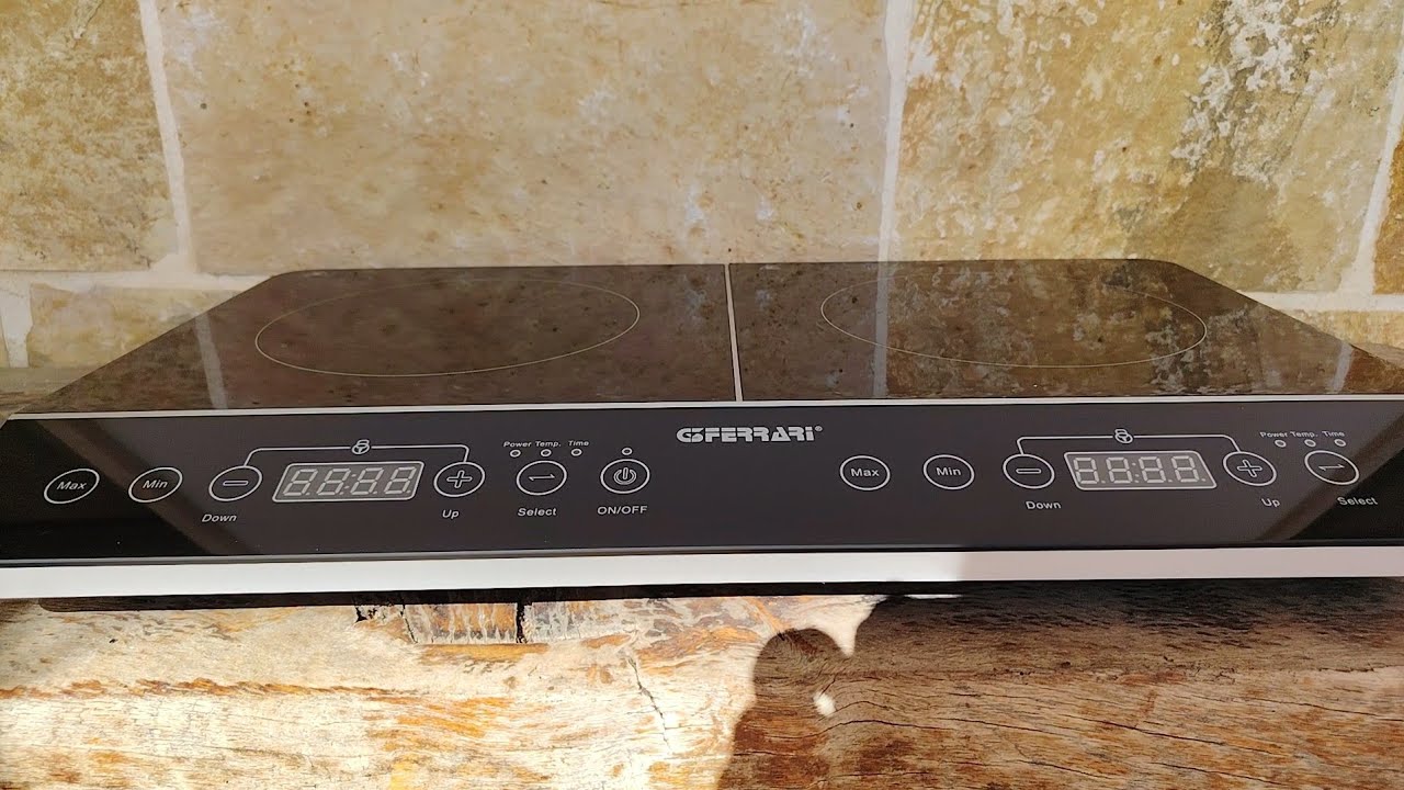 Двойная индукционная варочная панель. G3 Ferrari Hi-tech Chef G 10047 с сенсорным управлением. Мо...