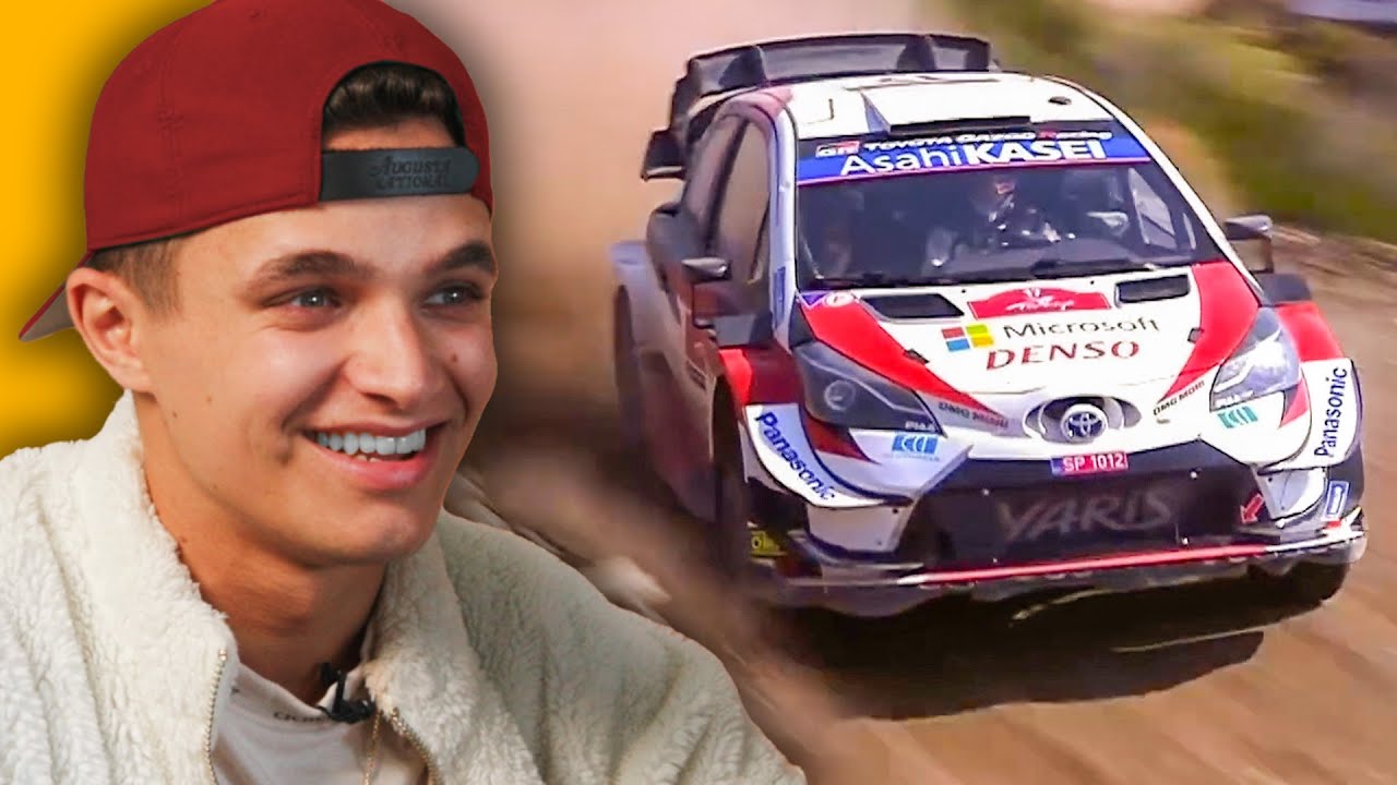Lando Norris Reacts to the BEST Rally Moments!