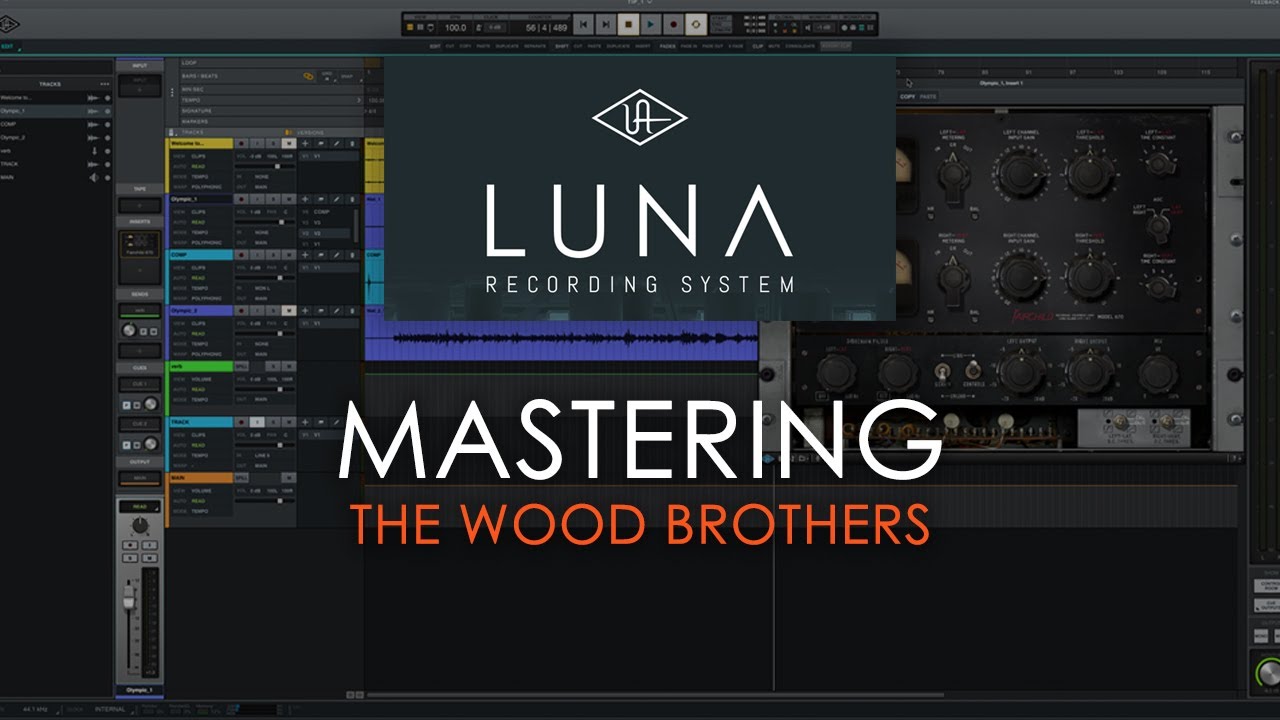 Мастеринг The Wood Brothers — в Luna от Universal Audio