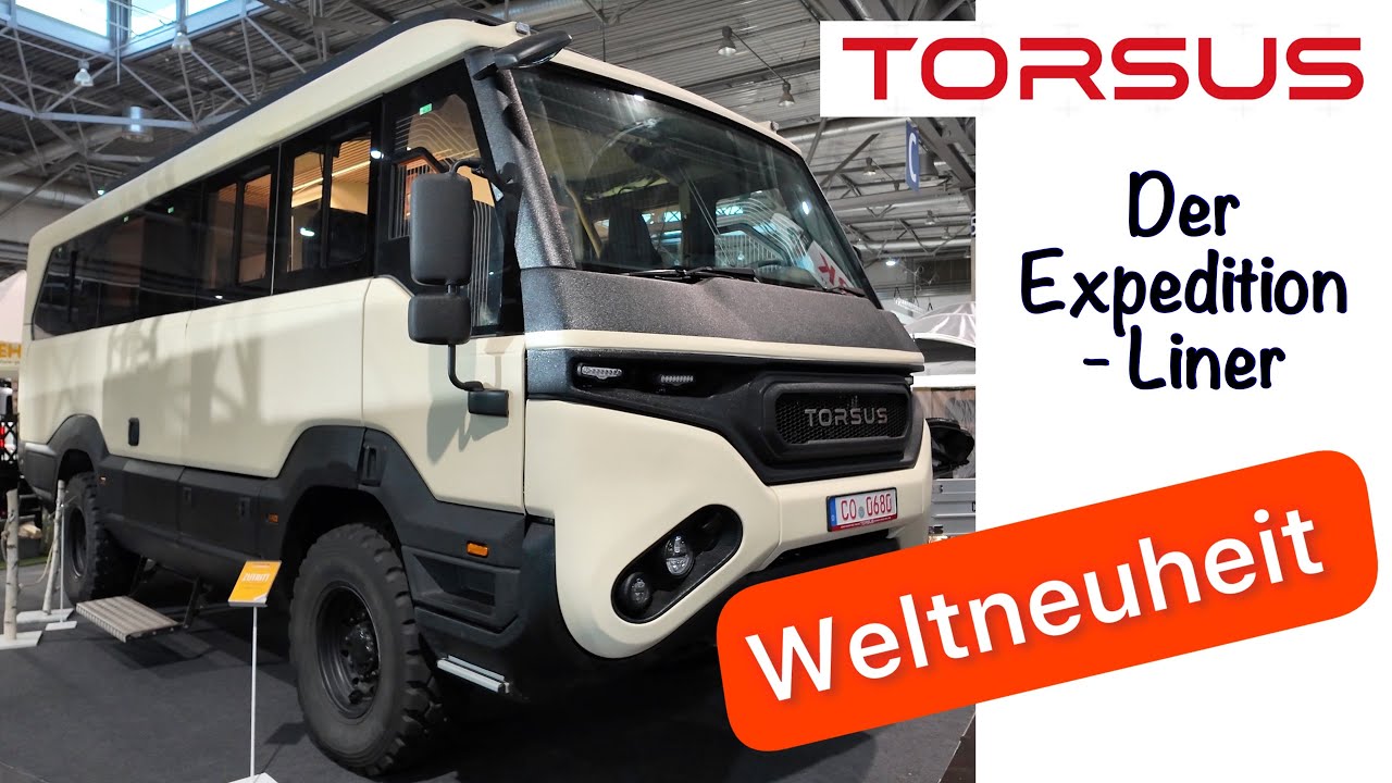 TORSUS LIBERRA Expeditionliner MAN TGM Prototyp  Weltpremiere an der Messe Leipzig