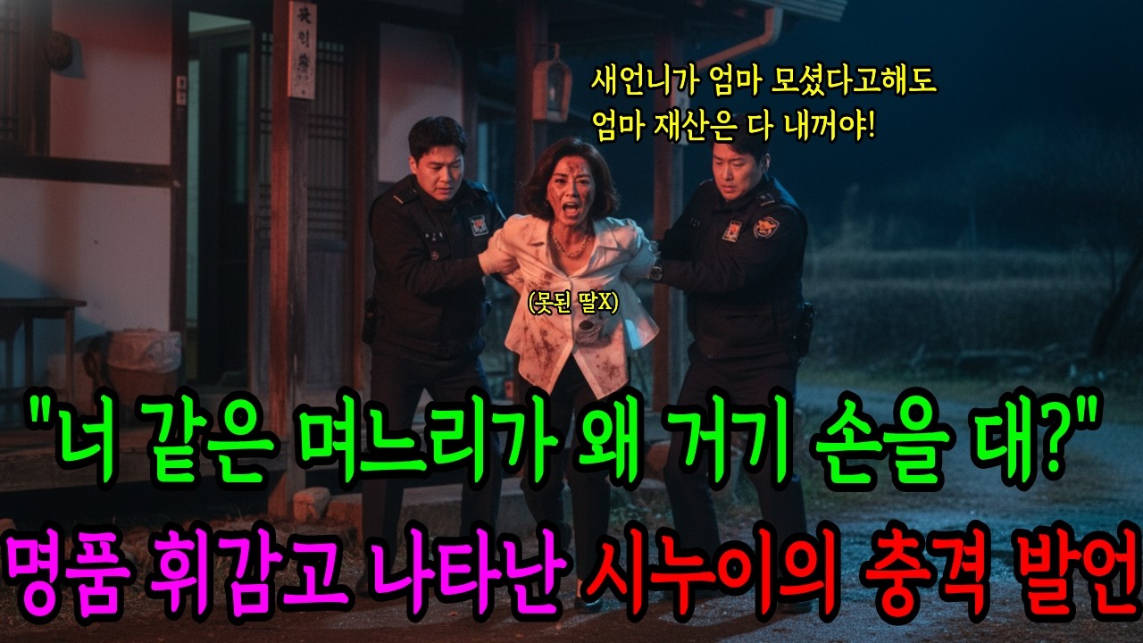 치매 걸린 시어머니를 10년간 돌본 며느리, 시누이가 명품 휘두르며 나타나 한 충격적인 말