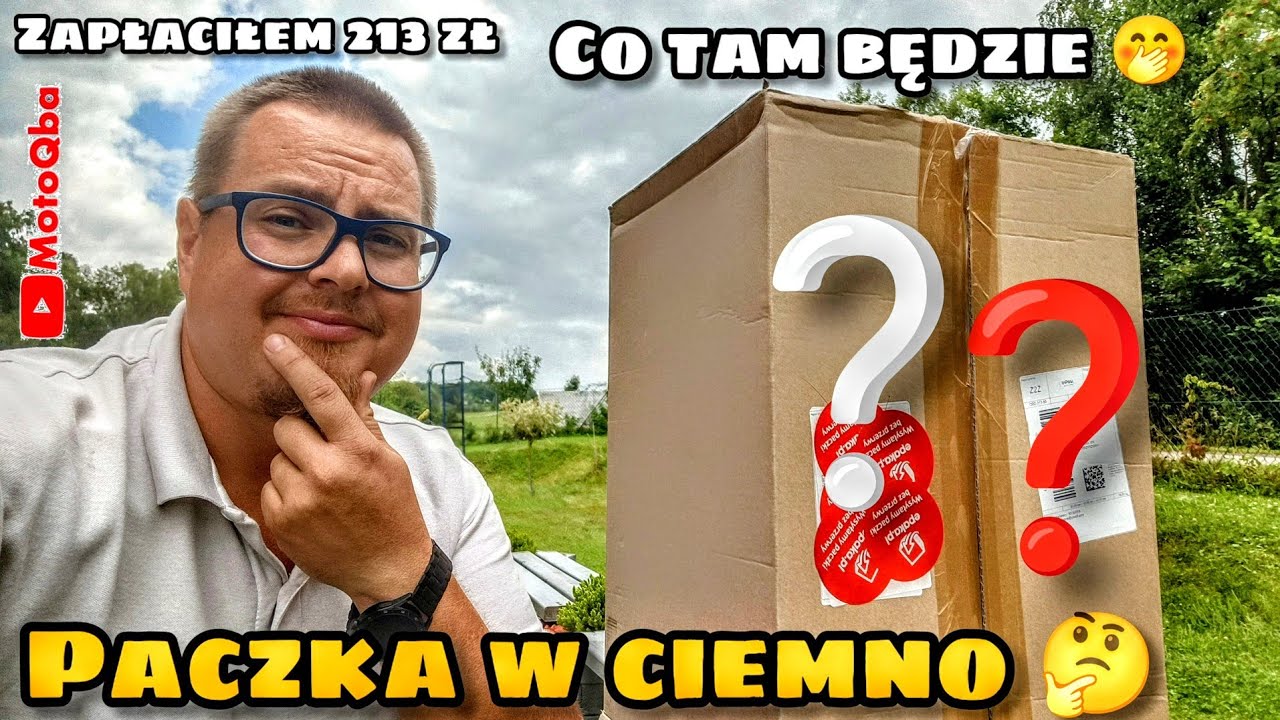 Paczka w CIEMNO ⁉️ Kupione z PALETY - co można trafić 🤔 OPŁACALNE? #MotoQba