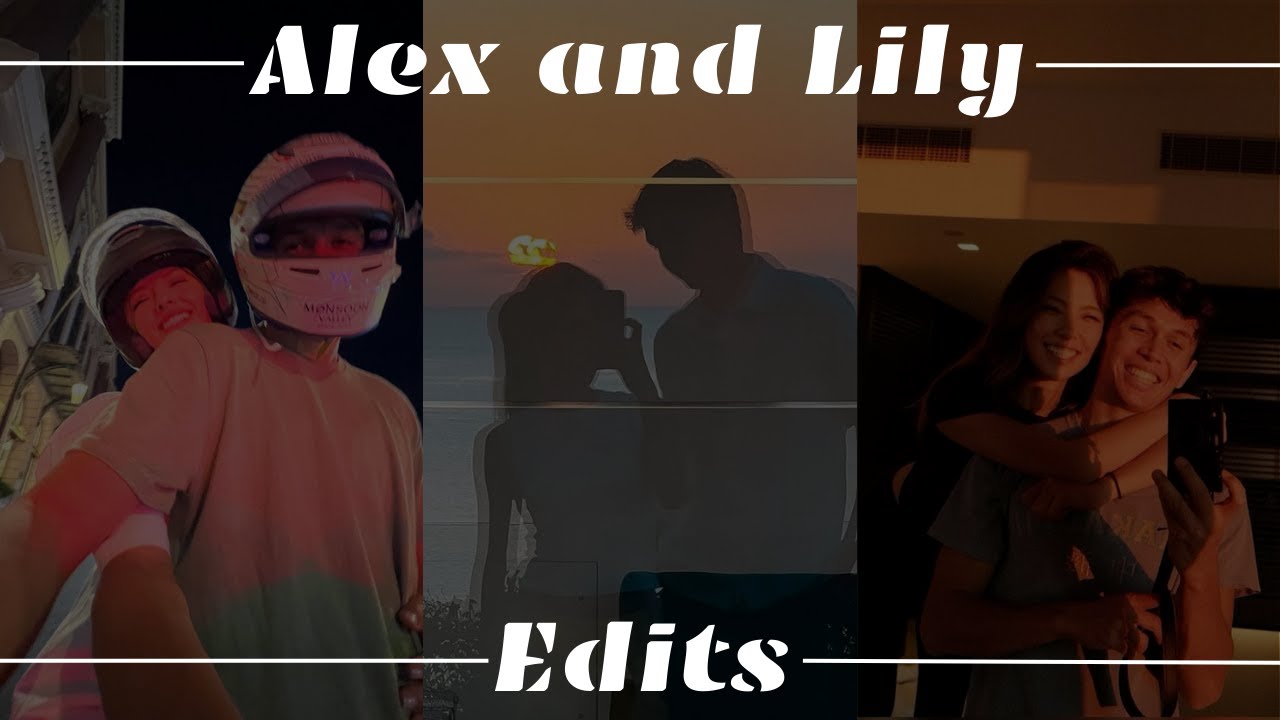 Alex Albon and Lily Muni He tiktok edits
