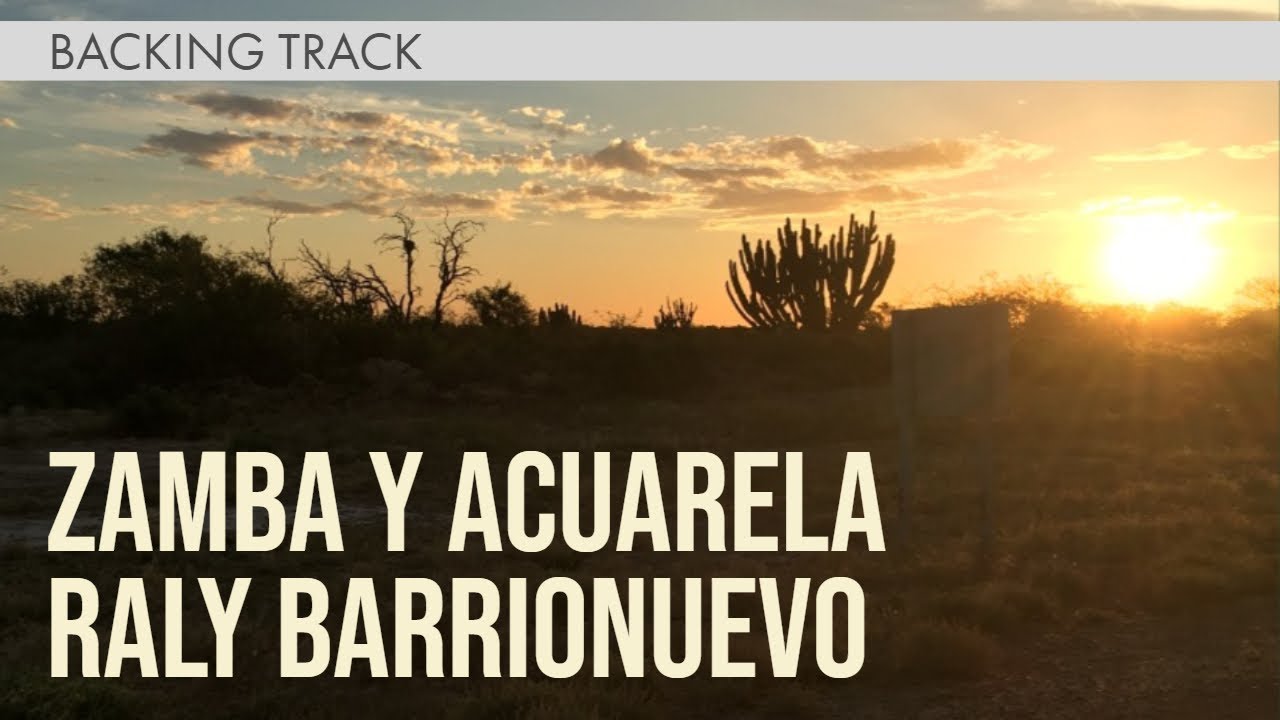 Zamba y acuarela - Backing track (G)