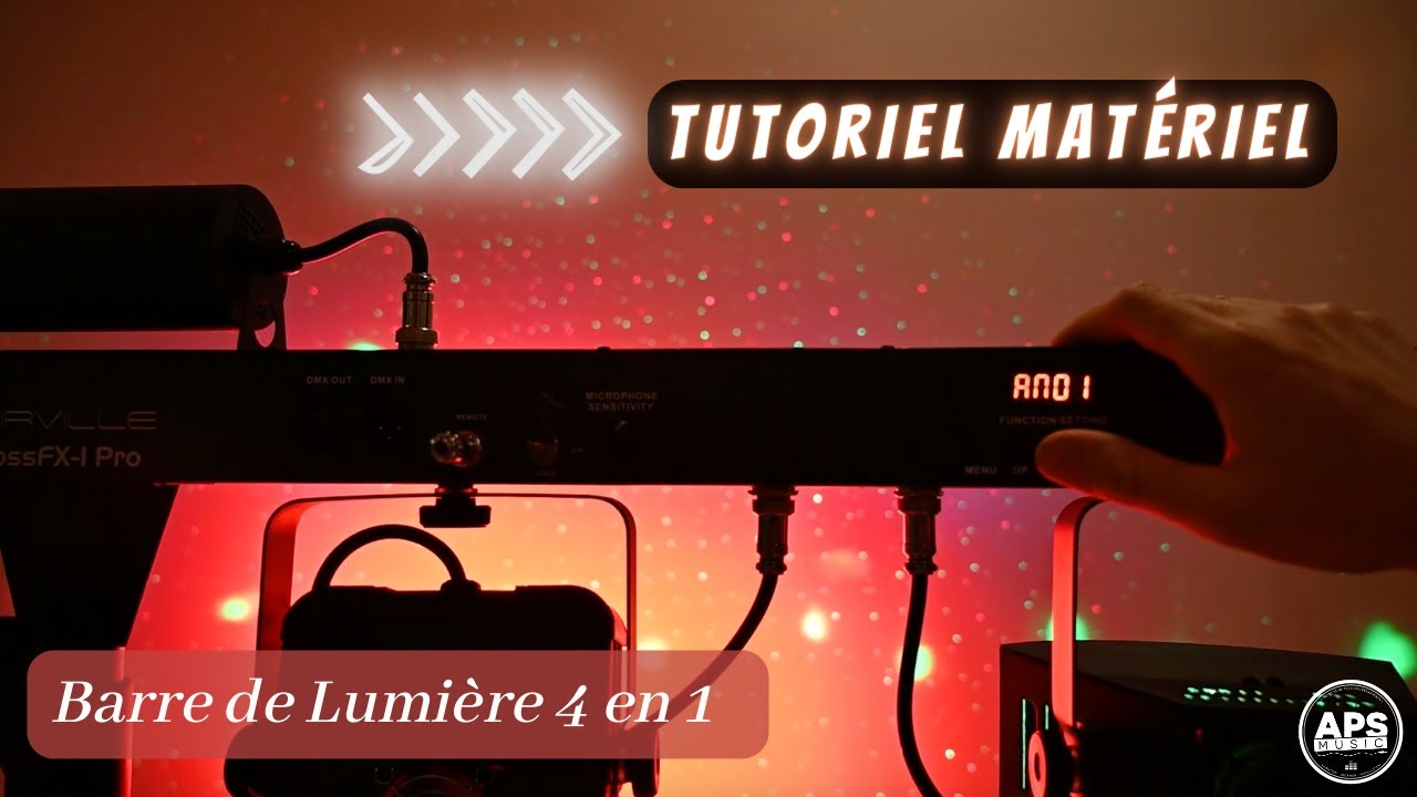 Tutoriel Matériel - Barre de Lumière 4 en 1 T magique