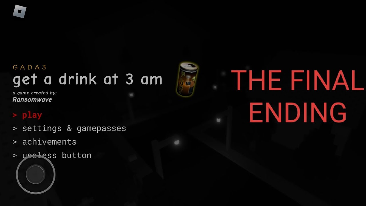 Get a drink at 3am #2 BAD ENDING