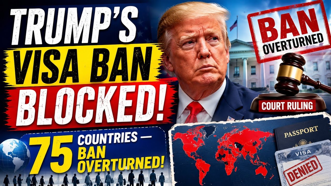 US judge strikes down Trump immigrant visa ban affecting 75 countries 