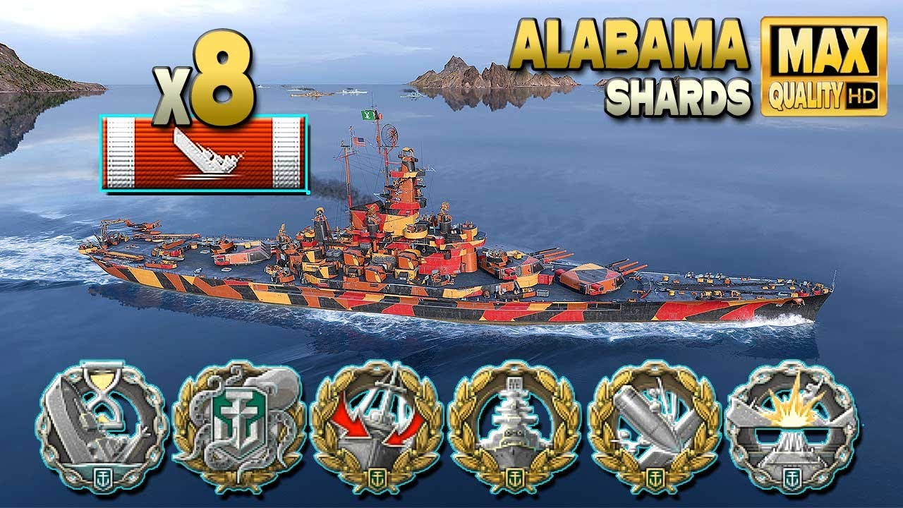 Линкор «Алабама»: хорошее прицеливание — отличный результат - World of Warships